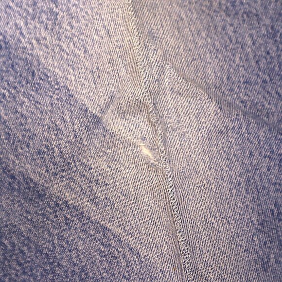 DISTRESSED JEANS 36x32 Armorex FR *FLAWED* Wide Leg Light Wash Acid Casual Denim - Picture 7 of 13